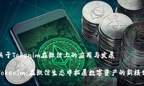 关于Tokenim在微信上的应用与发展

Tokenim：在微信生态中拓展数字资产的新模式