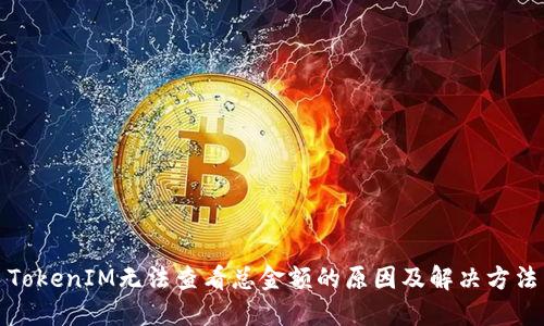 TokenIM无法查看总金额的原因及解决方法